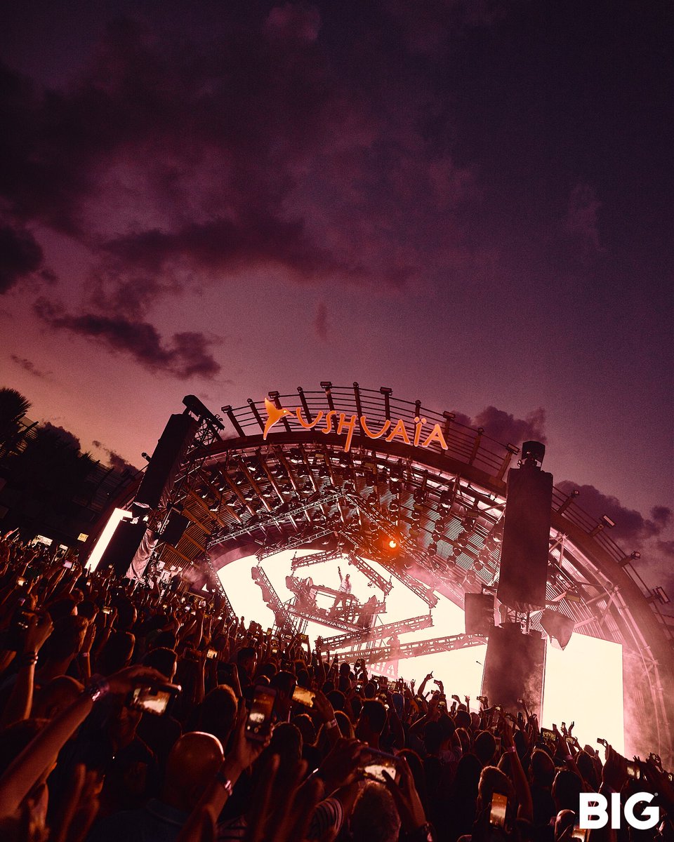 Our Monday sunset with <a href="/afrojack/">AFROJACK</a>. #BIGtheparty #ushuaiaibiza