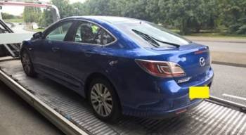 Seized car