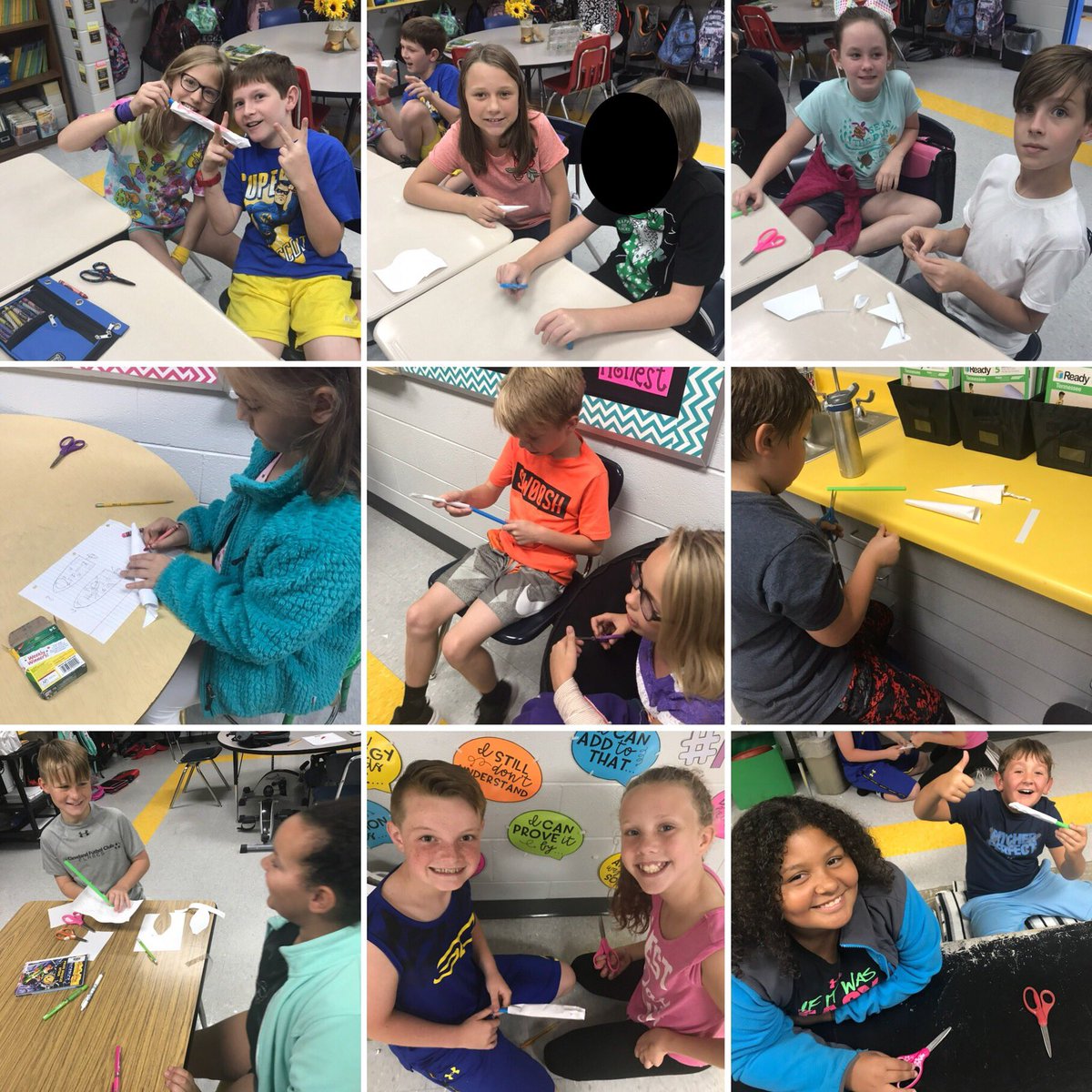 tbinscore's tweet photo. Mrs. Inscore &amp; Mrs. Glover’s STEM Day-How far can your straw rocket travel?Chloe &amp; Josie’s rocket in Mrs. Inscore’s class went the farthest. Landon and Cameron in Mrs. Glover’s class came in 2nd. It was a FUN day!! #fifthgraderocks #bewaterville https://t.co/qIRCApX6yl