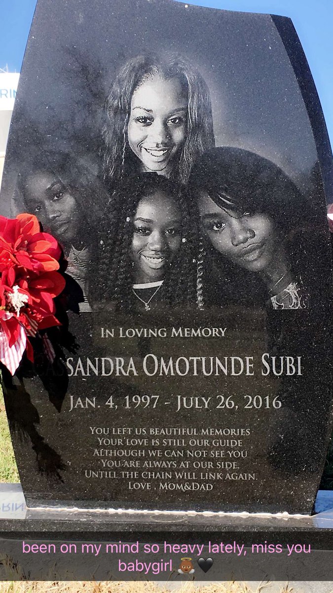 RaeeBanndz's tweet photo. I had a dream I sat next to my cousinβs spirit in church & we chopped it up & she said everything finna change for the better. Woke up & cried #RIPSubi I love you ππΎ https://t.co/WVWcUVqtNC