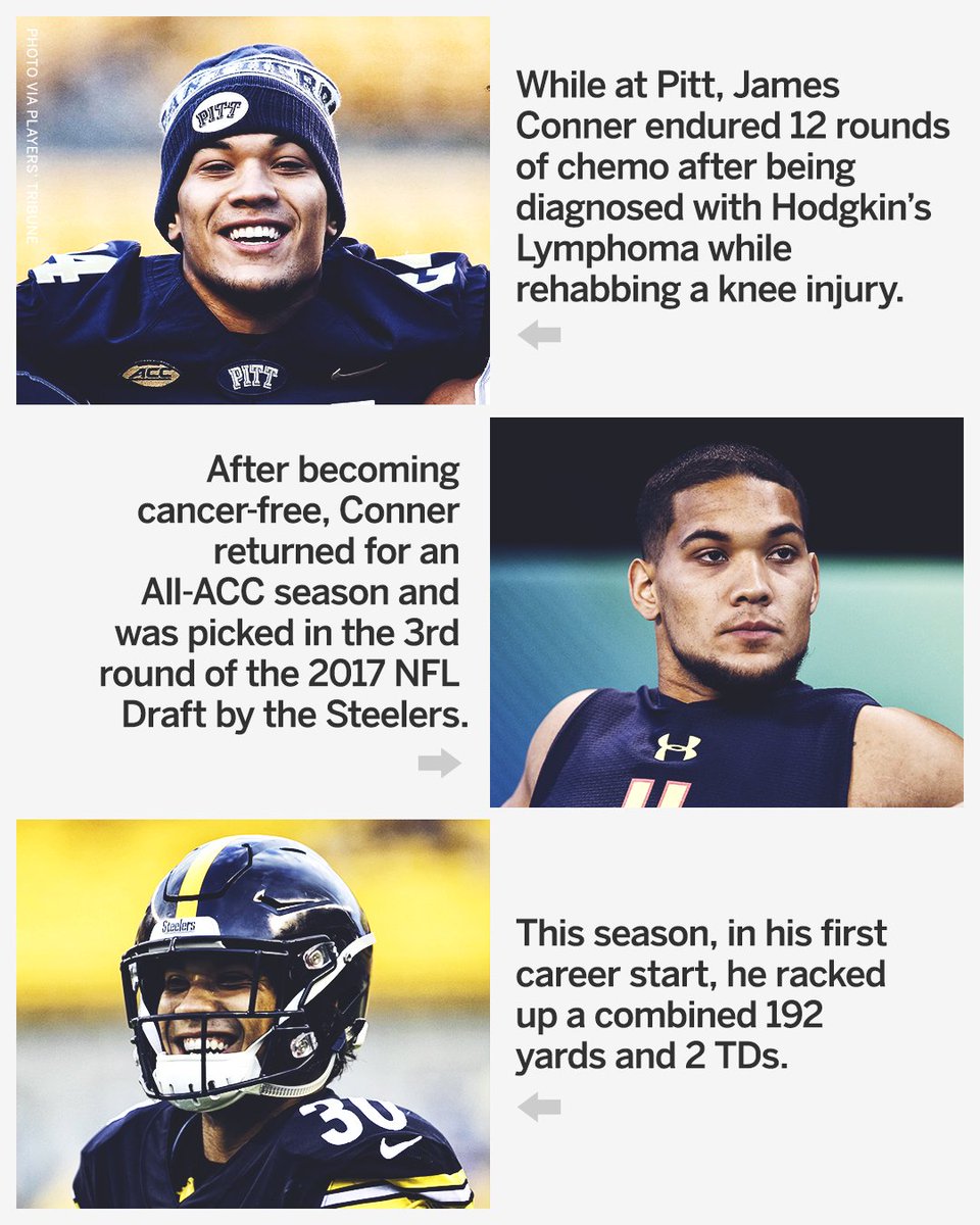 espn's tweet photo. Good luck telling @JamesConner_ what he can't accomplish. https://t.co/Jew52yGeXi