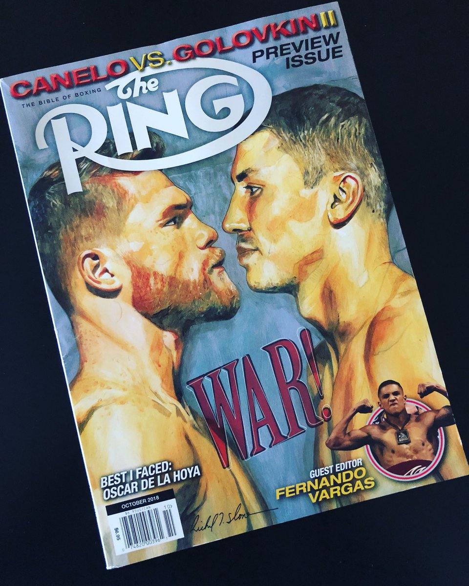 modestmari408's tweet photo. Who else is excited for fight week?! 🥊🙋🏻‍♀️I need this baby autographed for my soon to be born baby boy! 😬#boxing #GGG #canelo #caneloggg2 #mexicanindependenceday @GGGBoxing @Canelo @GoldenBoyBoxing @ringmagazine https://t.co/yPogunSeOa