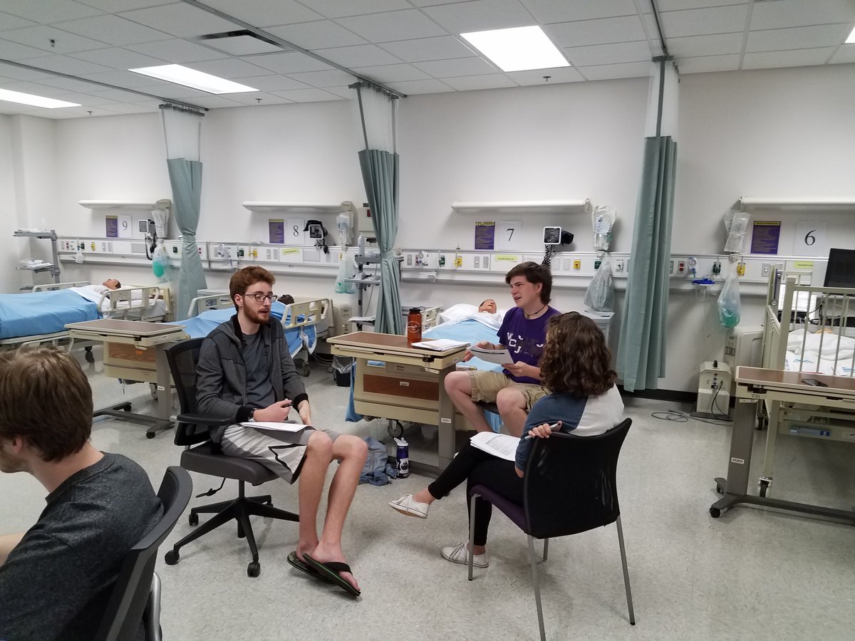 WCUSAS's tweet photo. Stage and Screen, in collaboration with the College of Health and Human Sciences, brought in Guest Artist, Brian Polcharczyk, for a master class on standardized patient work in the medical community. https://t.co/MDFCuXLPuU