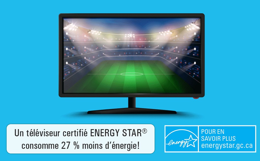 ENERGYSTAR_CDN's tweet photo. La #saisonNFL est de retour 🏈 #Économisezl’énergie en regardant vos équipes préférées avec un TV ENERGY STAR #motivatondulundi
https://t.co/NAAAS2NCAm https://t.co/yDG8DWnlgR