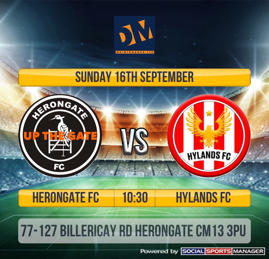 We welcome <a href="/HylandsFC/">Hylands FC</a>  this weekend, hoping for another 3 points. #upthegate