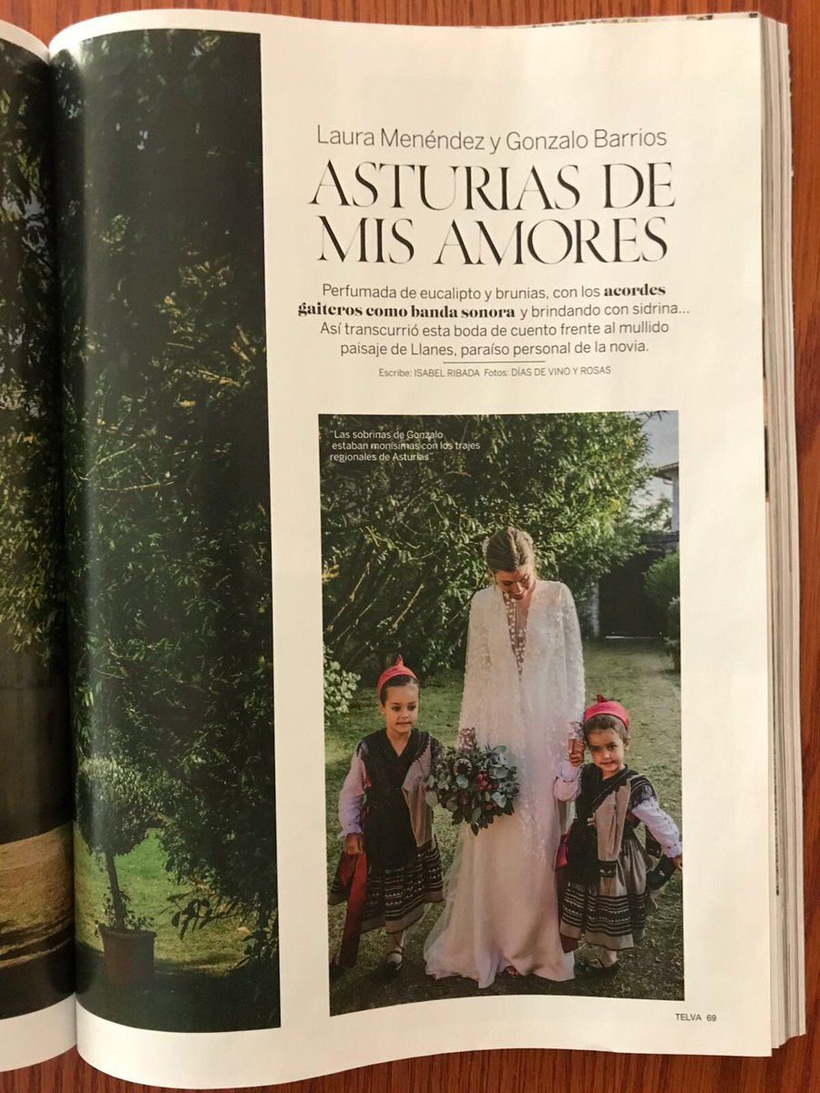 Una de las bodas en las que tuve el placer de colaborar sale publicada en el último número de <a href="/telva/">Telva</a> 🤗 Yujuuu!