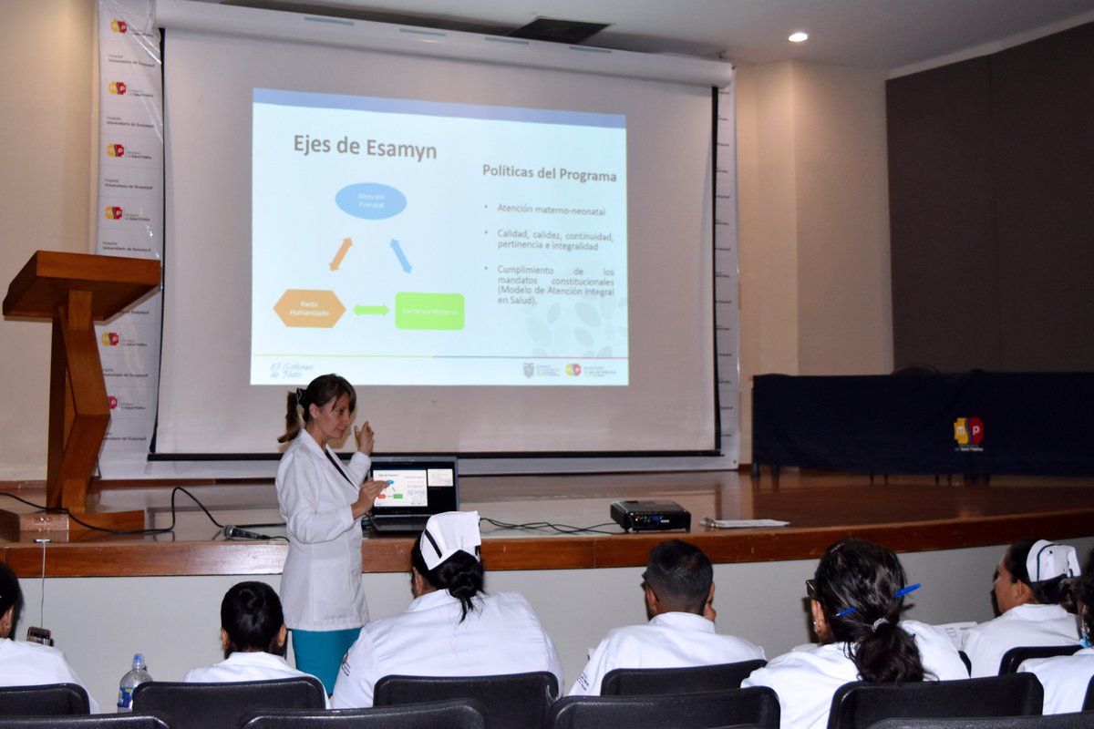 HUniversitarioG's tweet photo. Continuamos capacitando al personal del #HUG en la normativa ESAMyN (Establecimientos de Salud Amigos de la Madre y del Niño) con el objetivo de mejorar la calidad de la atención prenatal #SaludYCiencia https://t.co/oN8NEoffMK