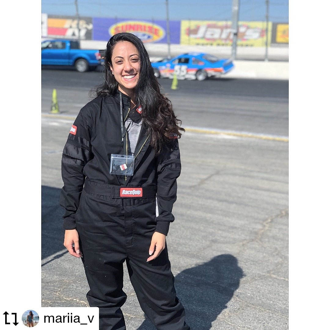 She got to cross 'drive a #NASCAR stock car' off her #bucketlist! Will you be next? #youracela 

Photo posted on Instagram by mariia_v
