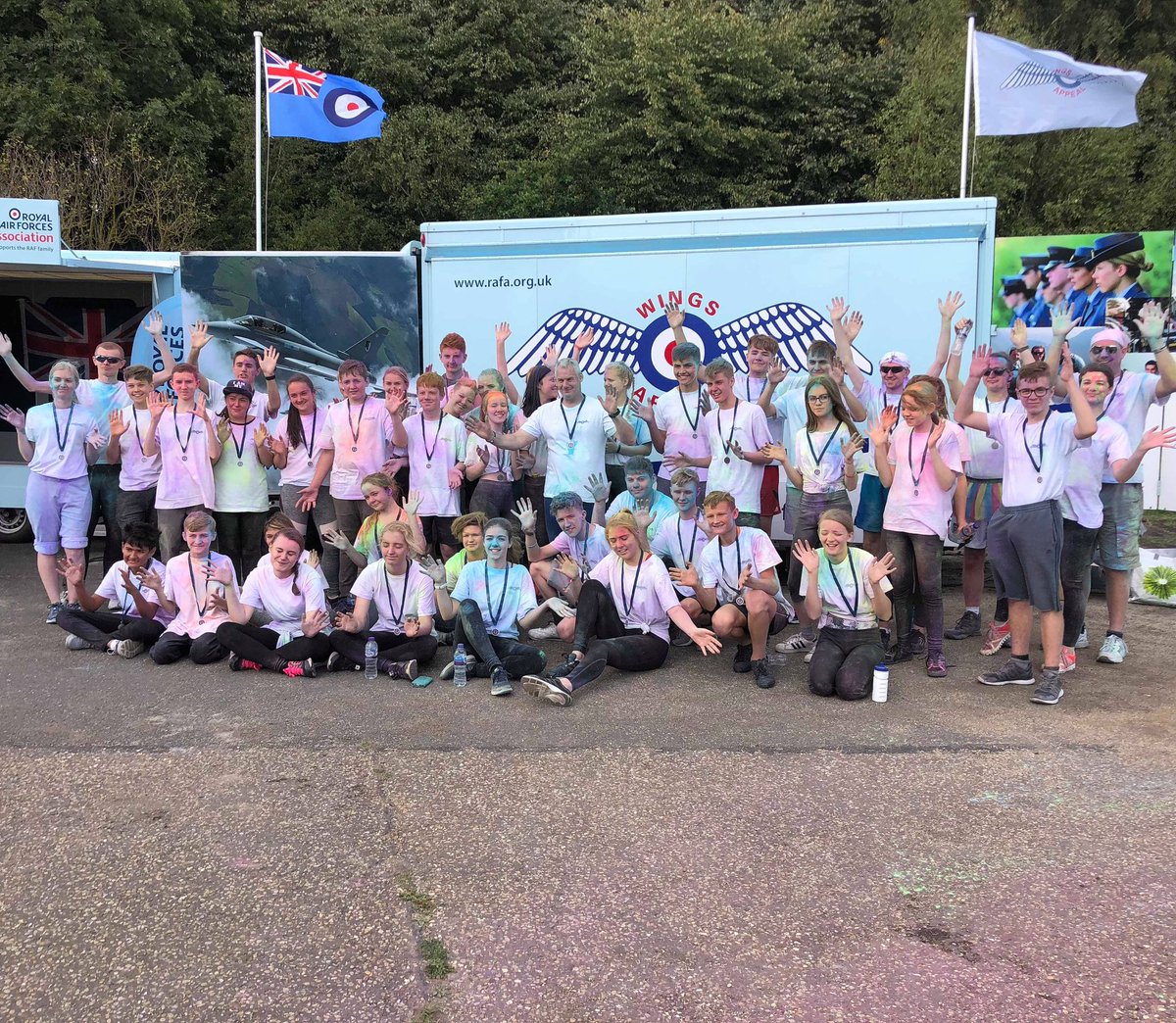 Sector 2 of S&amp;W Yorks Wing raised a fantastic £1140 for RAFA Storybook Wings Appeal at Colour Chaos yesterday! I'm one very proud and very achy FS! <a href="/ComdtAC/">Commandant RAF Air Cadets</a> <a href="/ACO_RCNORTH/">RC North - ACO</a> <a href="/RAFAssociation/">RAF Association</a>