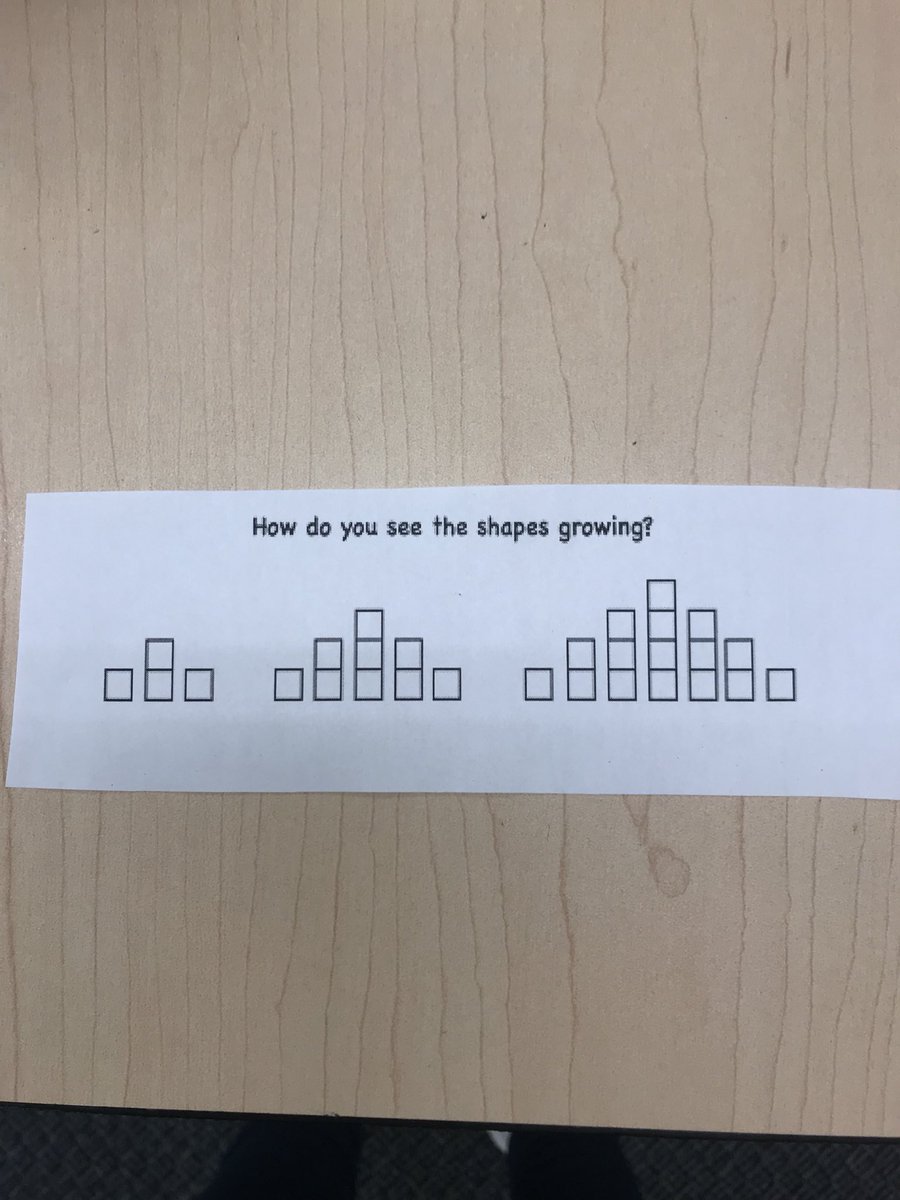 MsAyala_tdsb's tweet photo. Day 5 of #InspirationalMathWeek Ss learned that making #mistakes allow the 🧠 to grow and synapses to fire! Ss had to find the # of blocks for the 20th case! #growthset #synapses #mistakesarepowerful 🧠🤗 @FairbankPS https://t.co/O5HXytK8kC