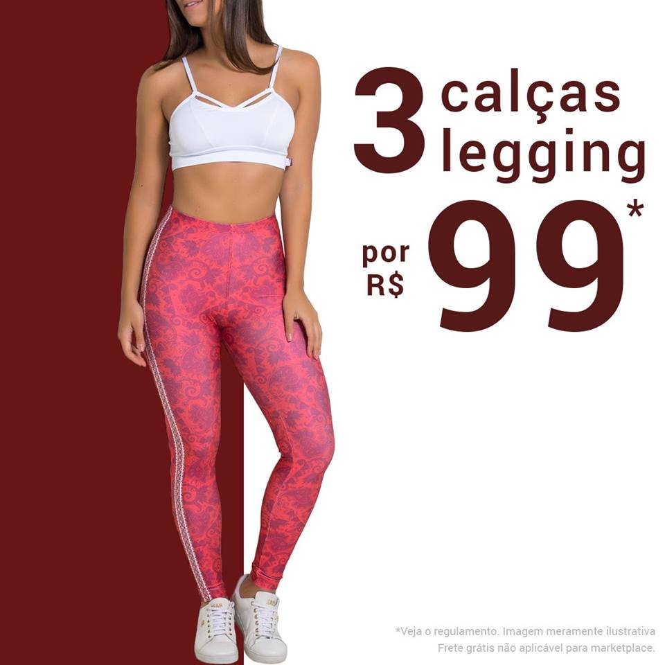 dafiti 3 leggings por 99