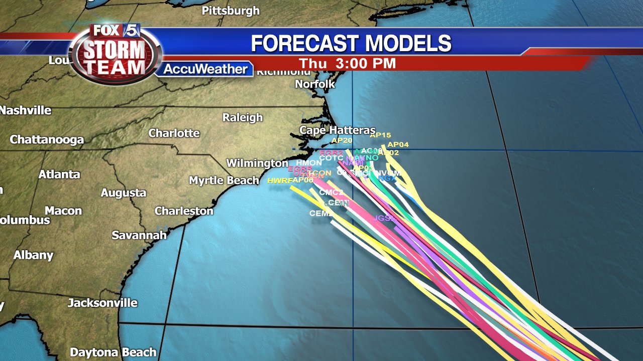 David Chandley on Twitter "The "spaghetti" models for Hurricane