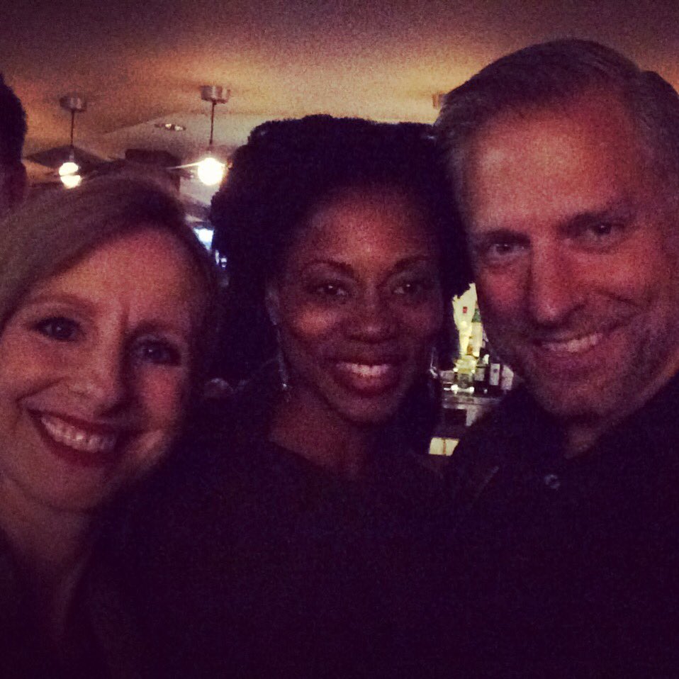 mariannesawchuk's tweet photo. Hanging with these talented and beautiful people at the @ImaginationPEnt party for #thekindergartenteacher! Thank you Gabriel for the invite!! #tiff2018 https://t.co/8fjiu8wa0z