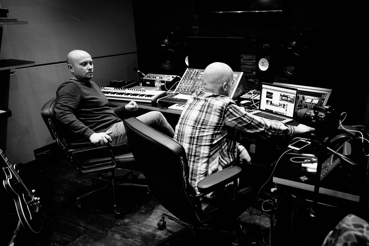 In the studio making new Dodger tunes!! next one out this week #originaldodger