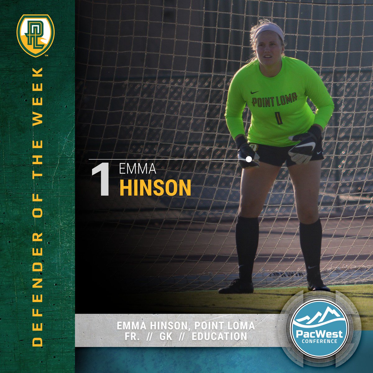 ThePacWest's tweet photo. #PacWestWSOC Players of the Week | Congratulations to this week's honorees, including @ARTU_Knights' Alice Michell, who scored two goals and had an assist as Academy of Art won two road matches against GNAC teams. https://t.co/Z7CMh7I4PC https://t.co/xmAXlEsstZ