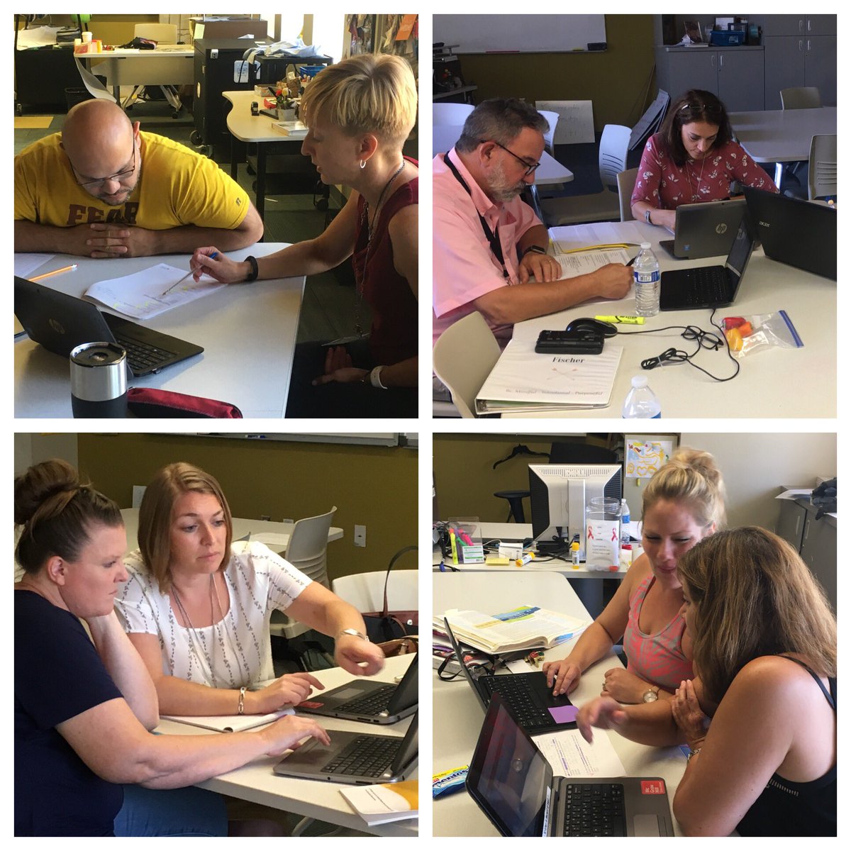 cjsjungle's tweet photo. Some great learning conversations happening over priority standard and CFA’s @PeoriaFlexAcad thanks to collaboration with the C&amp;I department @TeachingPeoria #PeoriaUnifiedPride #BeONEBePFA https://t.co/CU6uKajFUG