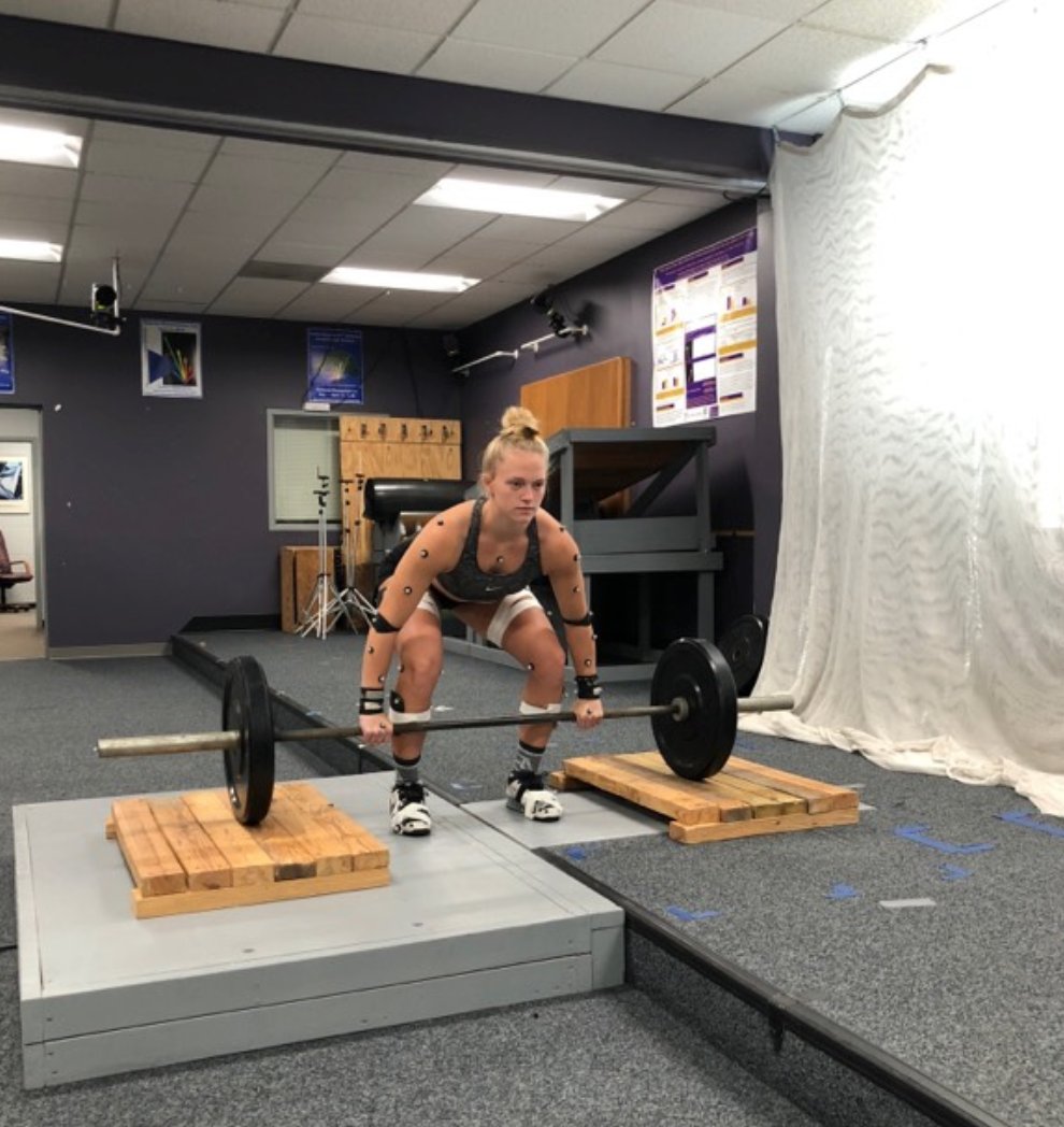 Fun with motion capture and force plates during a power clean study! 💪🏋️‍♀️