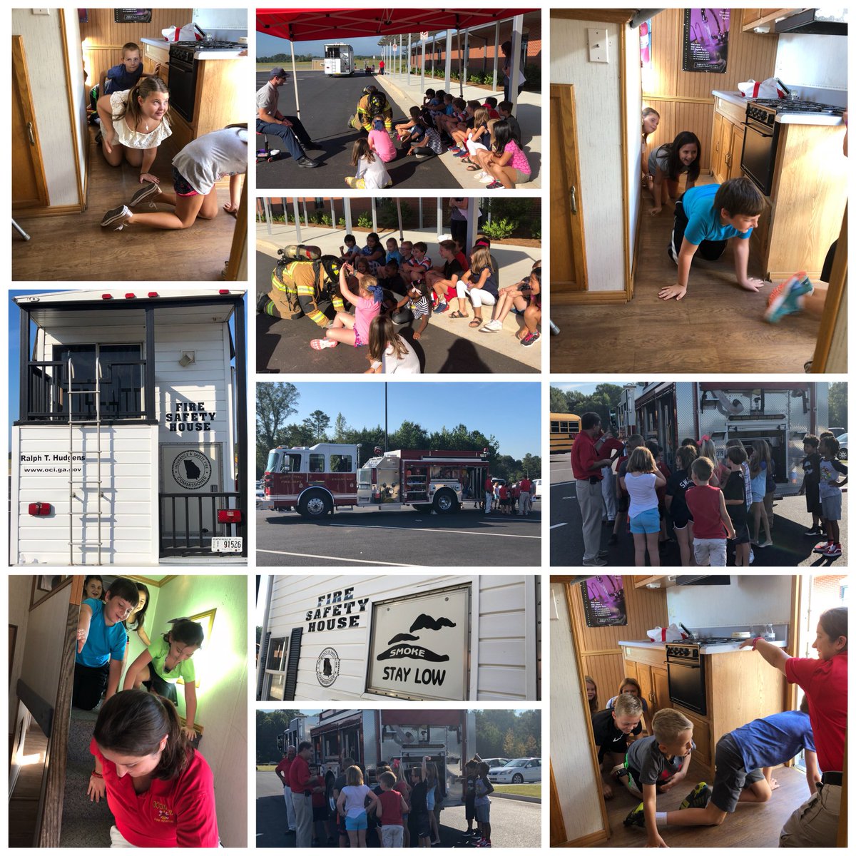 DcesDragons's tweet photo. Our Kinder - 3rd graders 💚ed learning about Fire Safety today with the Fire Safety House! A special thanks to the fire department for coming and teaching our little dragons how to stay safe with 🔥. #dragonsafety #dcesdragons #drstantriedtofittoo #firesafetyhouse https://t.co/xJ15Vj8DGr