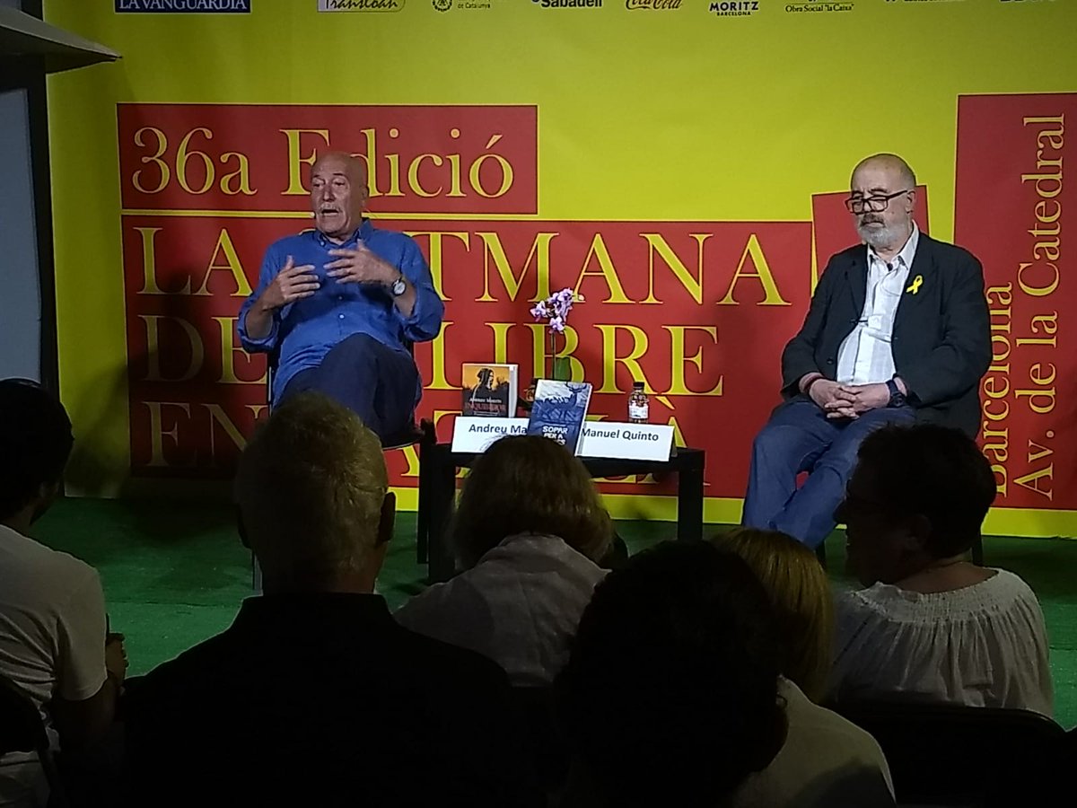 Editorial Efadós (@efados) on Twitter photo Presentació de la nova col·lecció de novel·la negra Biblioteca Andreu Martín a <a href="/LaSetmana/">La Setmana</a> amb <a href="/AndreuM49/">andreu Martín</a> i <a href="/ManuelQuinto16/">Manuel Quinto</a>. Gràcies per ser-hi! #Efadós #LaSetmana18 #SoparPerAOgres #Inquisidor Presentació de la nova col·lecció de novel·la negra Biblioteca Andreu Martín a <a href="/LaSetmana/">La Setmana</a> amb <a href="/AndreuM49/">andreu Martín</a> i <a href="/ManuelQuinto16/">Manuel Quinto</a>. Gràcies per ser-hi! #Efadós #LaSetmana18 #SoparPerAOgres #Inquisidor