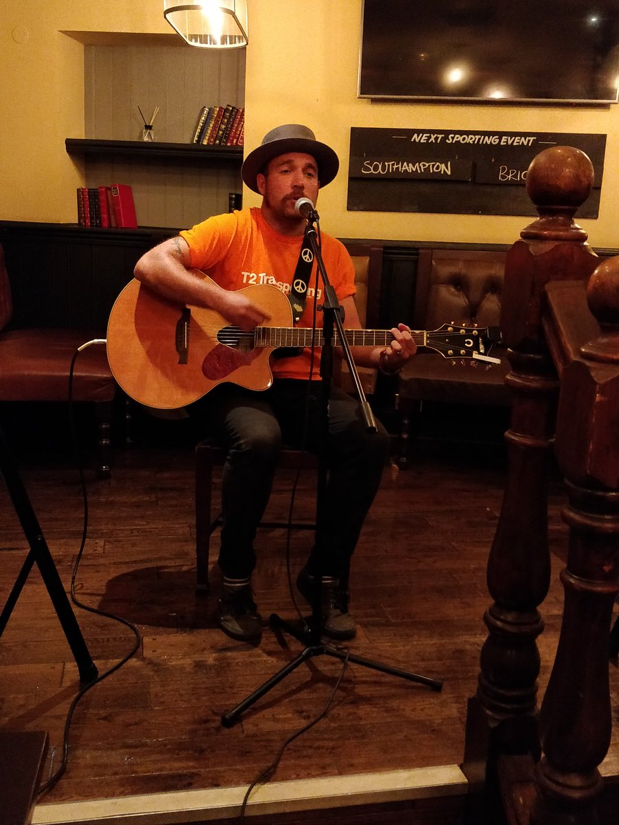 sptopenmic's tweet photo. A full roster but only one new face today, and it's fine trio from country rock troubadour Willbeforce https://t.co/DPunZOsUmS