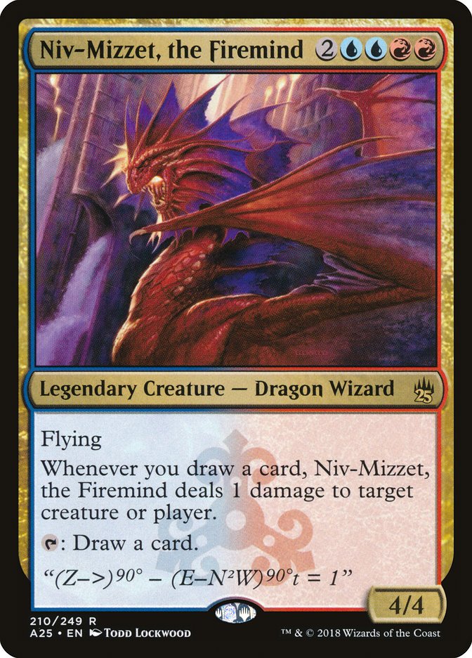 HairlessThoctar's tweet photo. I don't think think magic has had a character with as many cards as Niv Mizzet where the mechanical identity was so incredibly consistent.
I find that immensely satisfying.
#mtgrtr #mtggrn #Vorthos #mtg #ravnica #izzet https://t.co/LGbo0zRAuw
