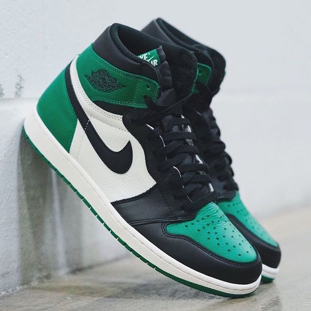 kicksonfire's tweet photo. Pine Green Jordan 1s release next week. Is this a must have for the collection? #kicksonfire https://t.co/IAYAI29V5s