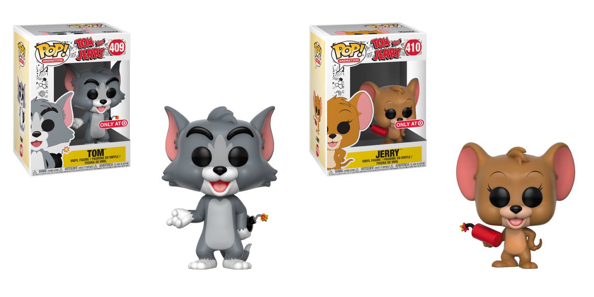 RT &amp; follow <a href="/OriginalFunko/">Funko</a> for a chance to WIN these <a href="/Target/">Target</a> exclusive Tom &amp; Jerry Pop!s.