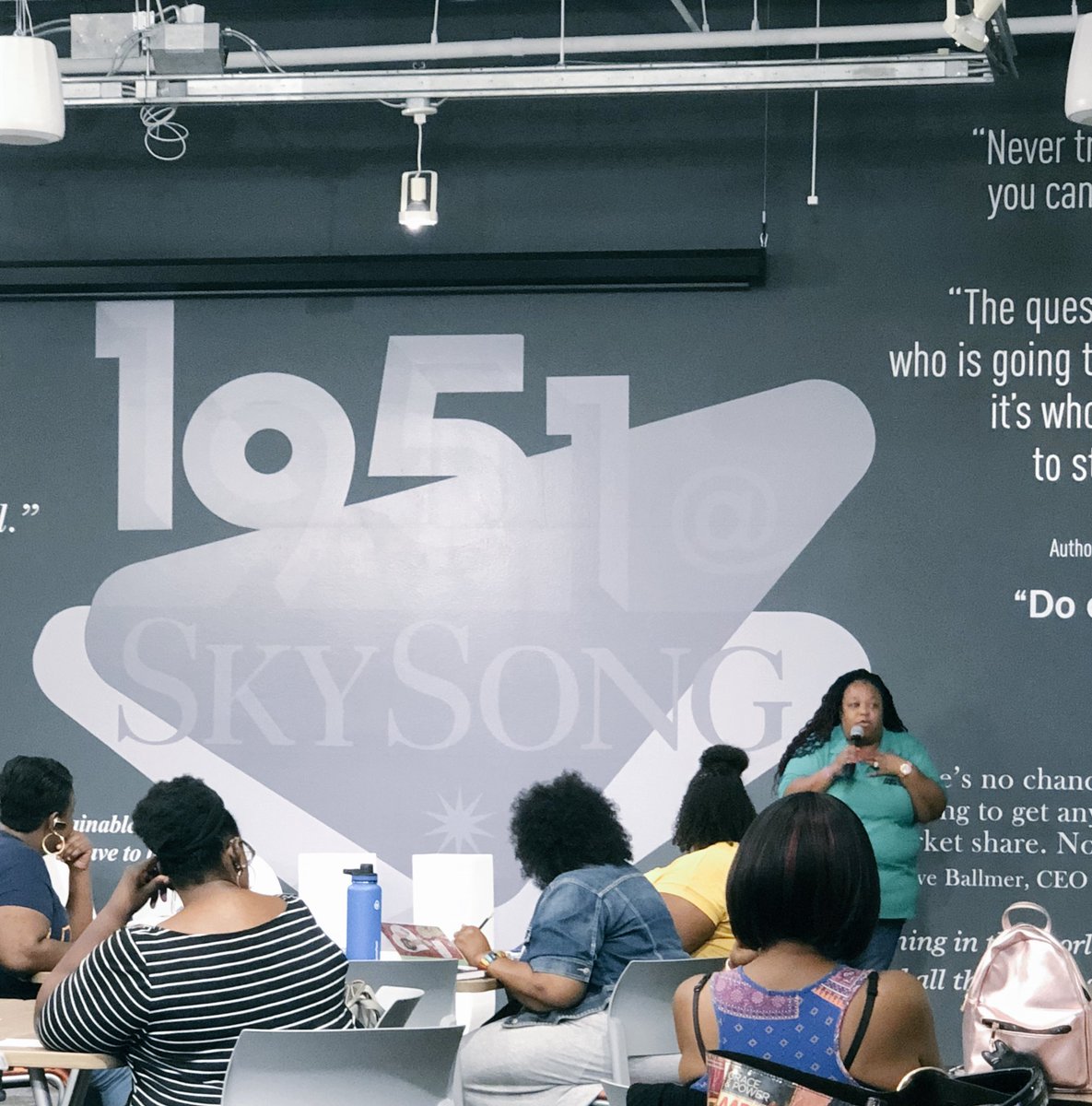 EntrepreneurASU's tweet photo. Happening at 1951 @ASUSkySong tonight... 🙌

The @RSGFoundation Certified #Entrepreneurship Training workshop series kicks off class #1! https://t.co/8thNVRaIoC