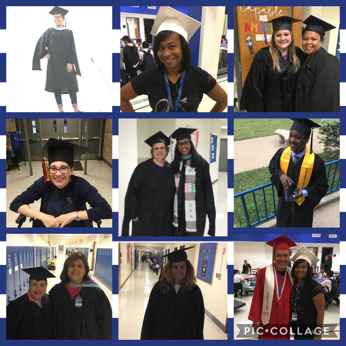 PrincipalBernal's tweet photo. Education Go Get It Week 2018! Our staff bringing the spirit! #LLHotchkiss #ACEDISD https://t.co/bum3s97Kma