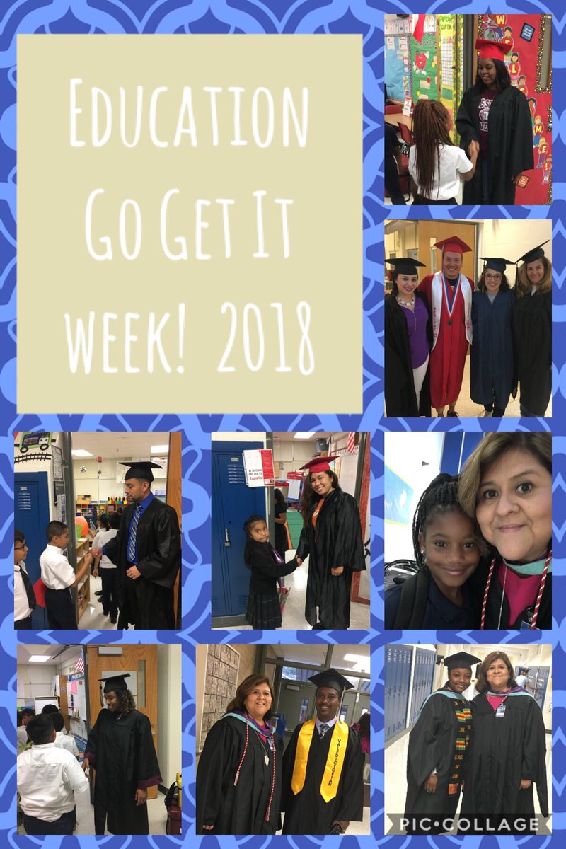 PrincipalBernal's tweet photo. Education Go Get It Week 2018! Our staff bringing the spirit! #LLHotchkiss #ACEDISD https://t.co/bum3s97Kma