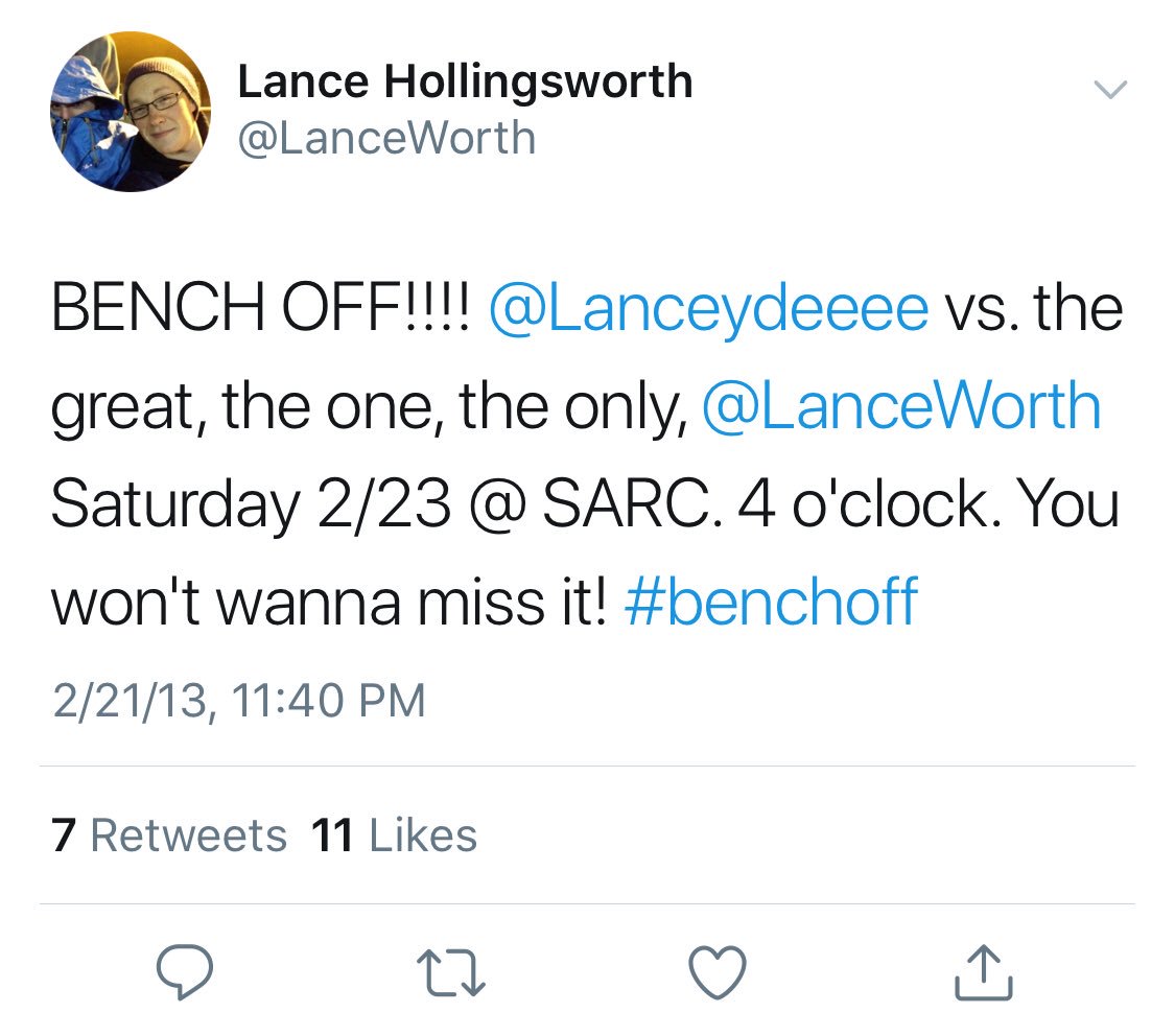 RileyPHunter's tweet photo. I wonder who would win now @Lanceydeeee or @LanceWorth 

This is them now. Clearly Lance Hollingshead is thrice as strong as the one known as Meech! https://t.co/6LeNs3tA7h