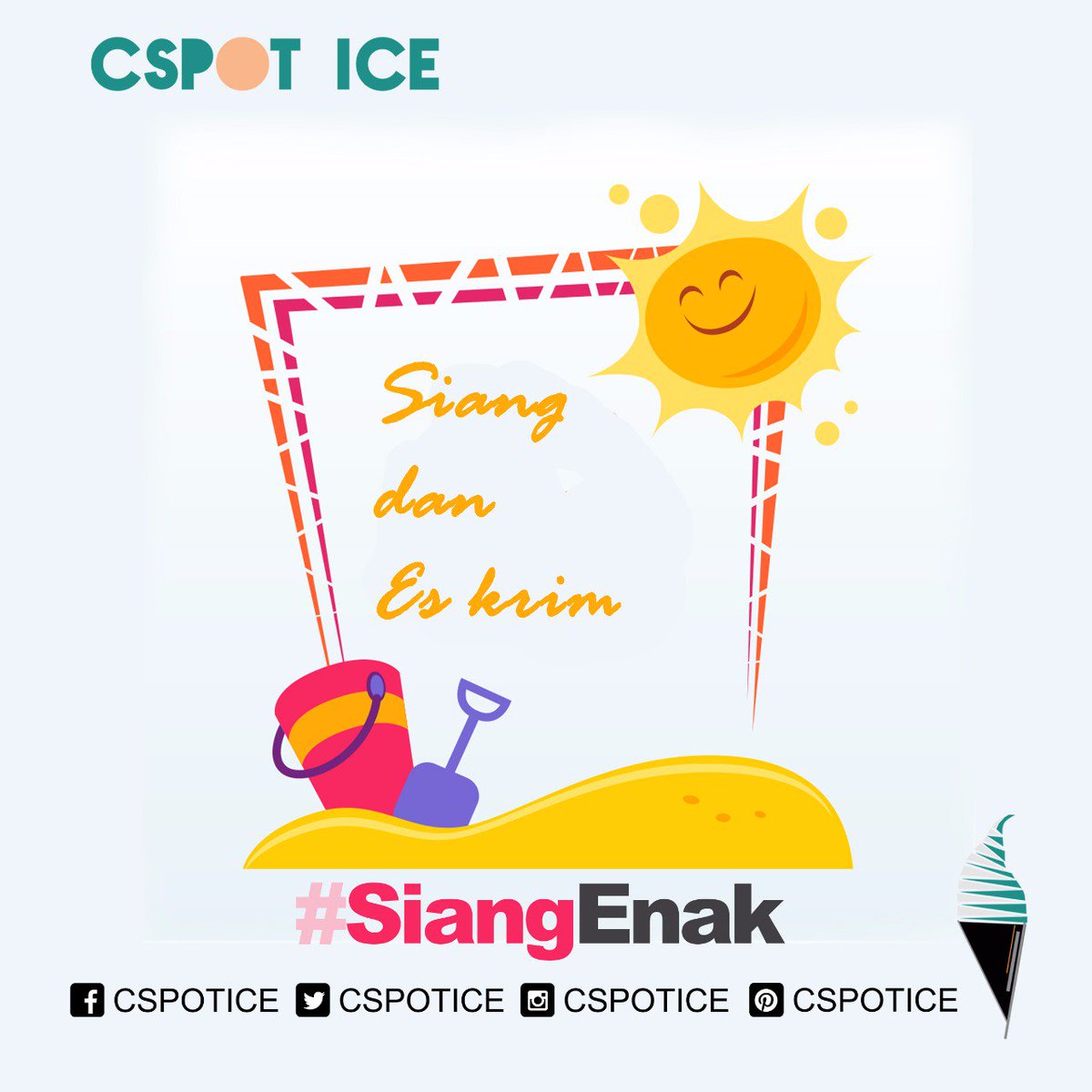 Siang itu enak ke Cspot :

1. Kamu bisa nikmati promo, minuman gratiss setiap pembelian diatas 50.000
2. Dapat potongan 5.000 jika tag 5 temanmu di kolom komentar