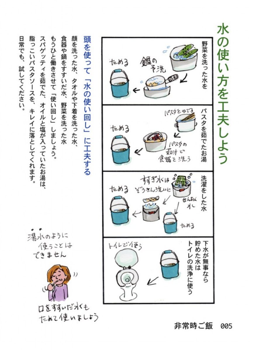 台風や地震で断水が続いている地域も多いです。水の使い方について。
#断水 #節水 #北海道胆振東部地震