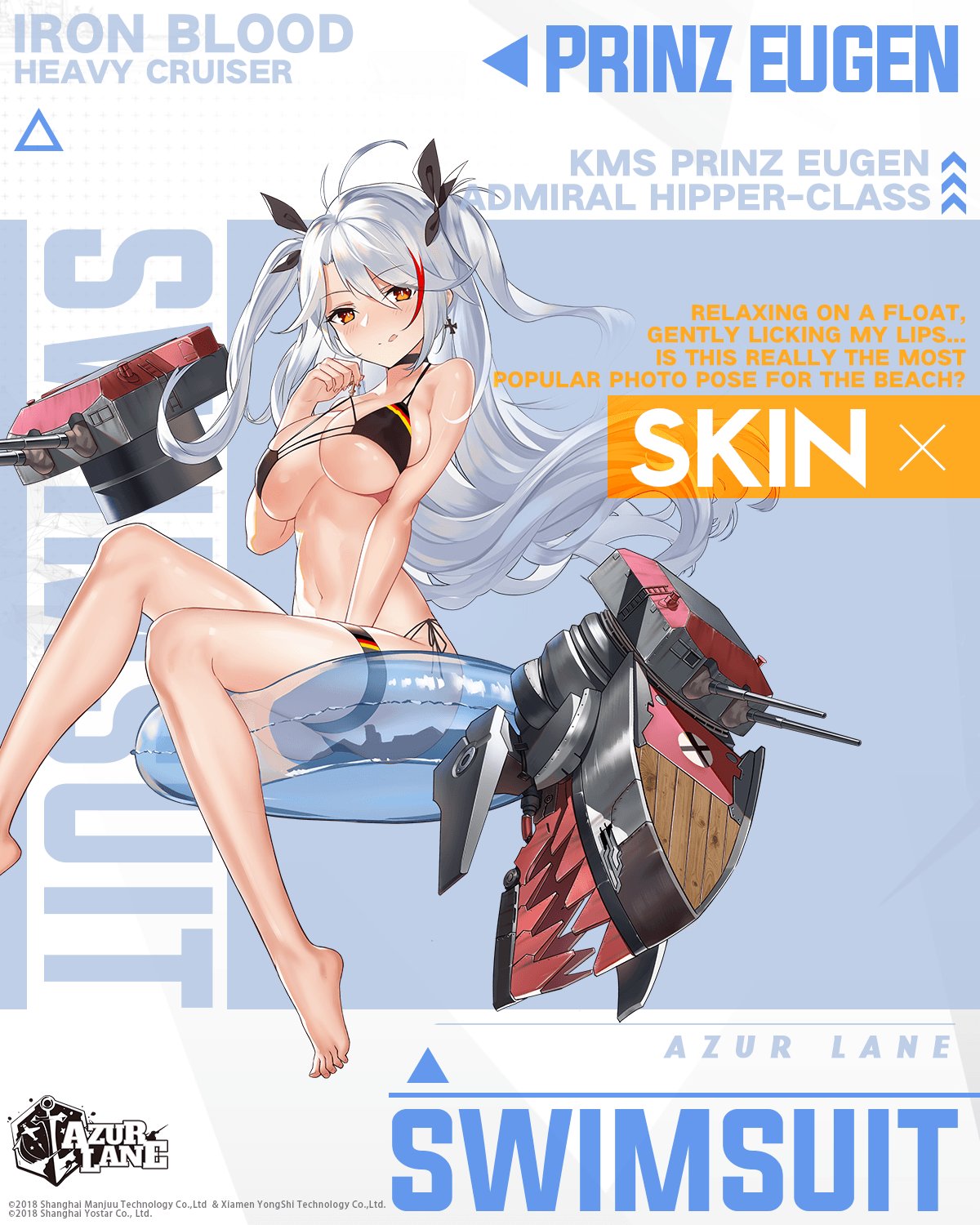 Actief Opheldering dictator Azur Lane Official on Twitter: "☆ Prinz Eugen Swimsuit ☆ Unfading Smile “Relaxing on a float, gently licking my lips...is this really the most popular photo pose for the beach?” Swimsuit will Actief Opheldering dictator Azur Lane Official on Twitter: "☆ Prinz Eugen Swimsuit ☆ Unfading Smile “Relaxing on a float, gently licking my lips...is this really the most popular photo pose for the beach?” Swimsuit will