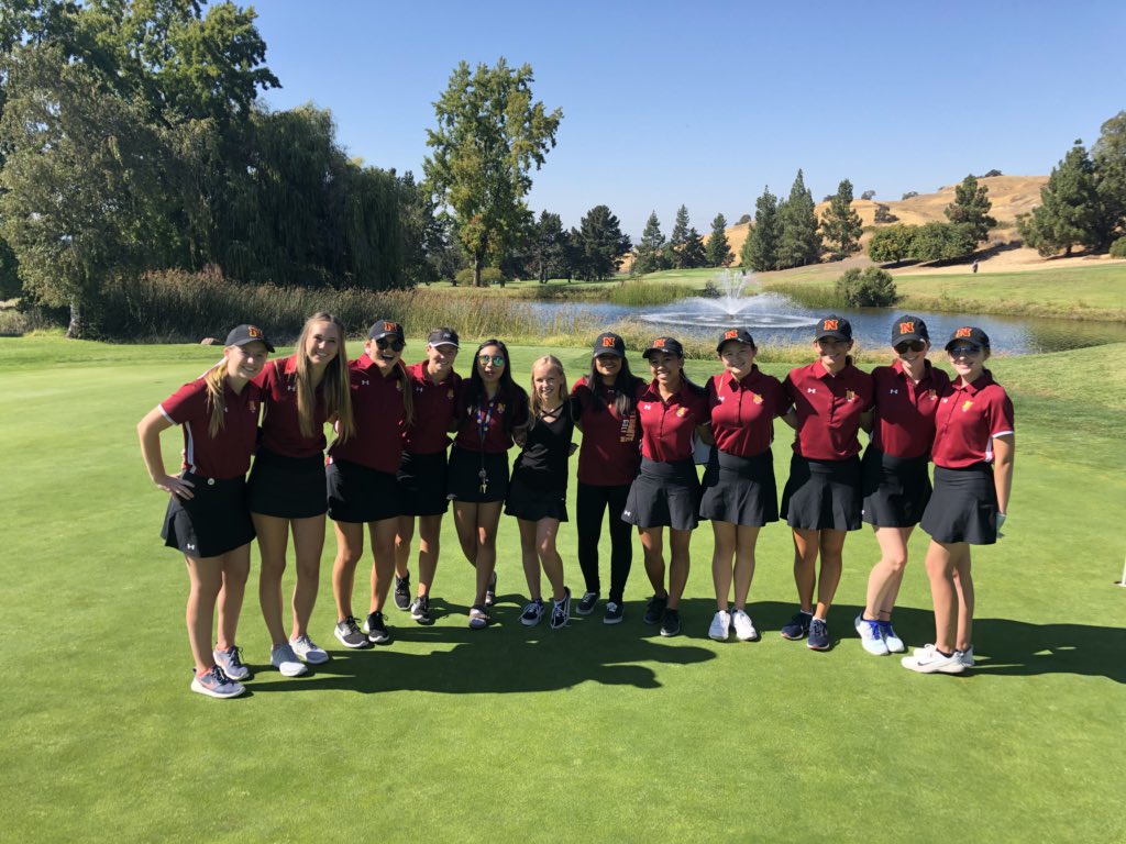 Markab3578's tweet photo. Another big win for @nhsbroncos girls golf team. Congrats to Lexie for making her @NorthgateHS debut today. 221-278. 3 matches, 3 wins. 4 debutants in the past week and another on Wednesday. https://t.co/MlZILekYz7