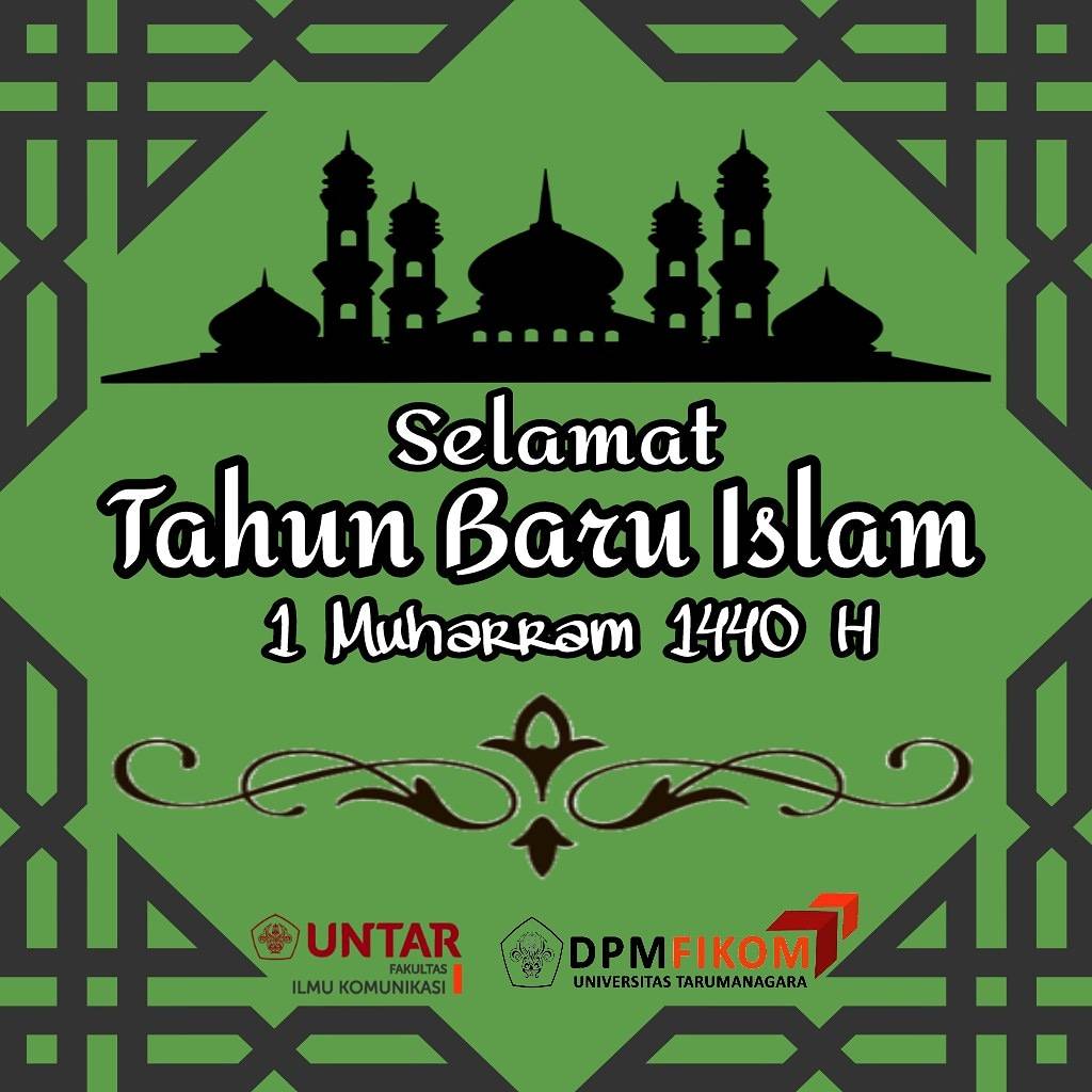 Kami segenap keluarga besar DPM FIKOM UNTAR

mengucapkan selamat Tahun Baru Islam 1 Muharram 1440 H 🎉🎉🎉