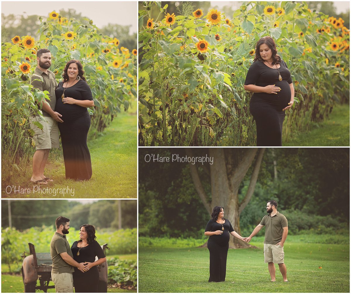 OHarePhotograph's tweet photo. Sunflowers and a pretty mama! Doesn't get much cuter than this! https://t.co/Doi8a3IRuI
