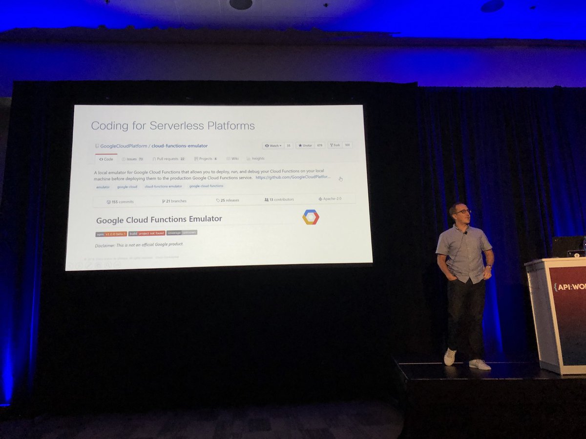 TessaMero's tweet photo. Our amazing @SteveSfartz from @CiscoDevNet presenting at #APIWorld18 :-)
@apiworld #APIWorld2018 https://t.co/ksn5nnS8qk