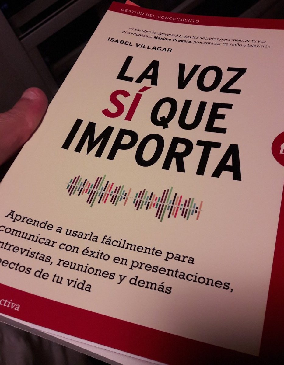 #Lavozsiqueimporta un libro de @IsabelVillagar para hacer q nuestra voz llegue a los corazones de los q nos escuchan. Clave para los q seguimos creyendo en el #Poderdelapalabra