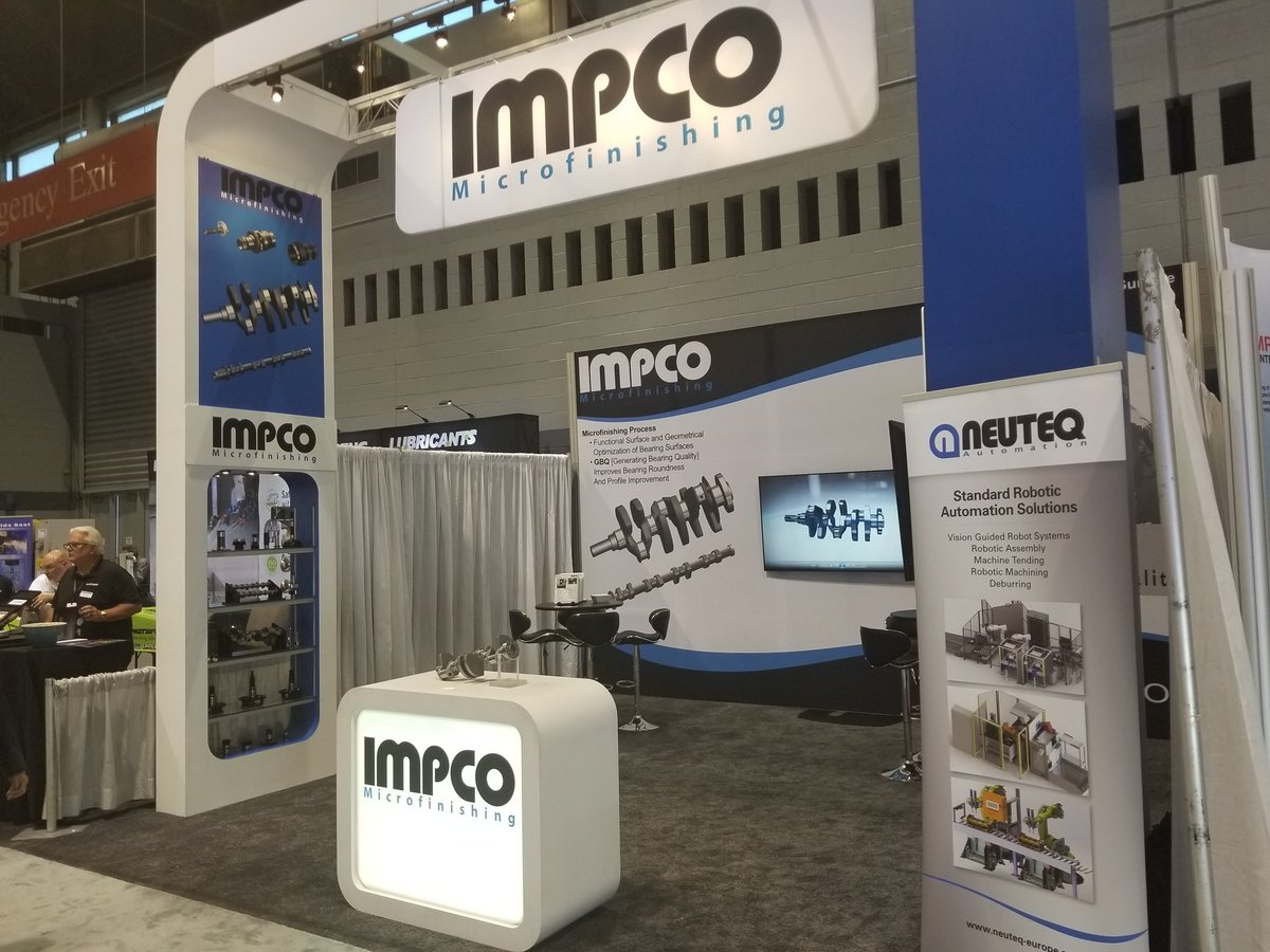 Microfinishing's tweet photo. IMPCO #Microfinishing is revved up, ready, and looking smart 😌. See us in booth 237513, North Building at #IMTS2018. https://t.co/NwLPz5oxiX