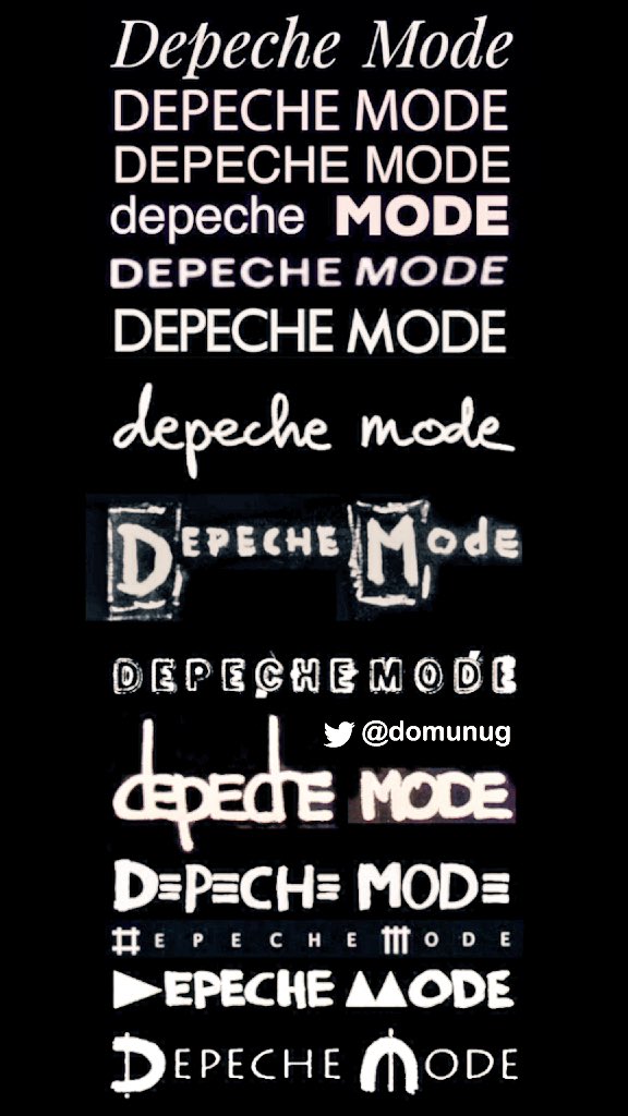 ᴾᴸᴬᴺᴱᵀ D E P E Ch E From Speak Spell To Spirit Depechemode Logos