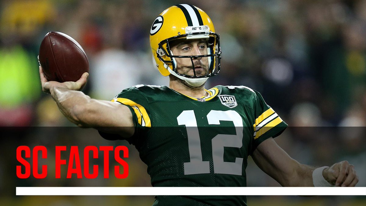 Aaron Rodgers had 273 pass yards in the 2nd half on Sunday. 
