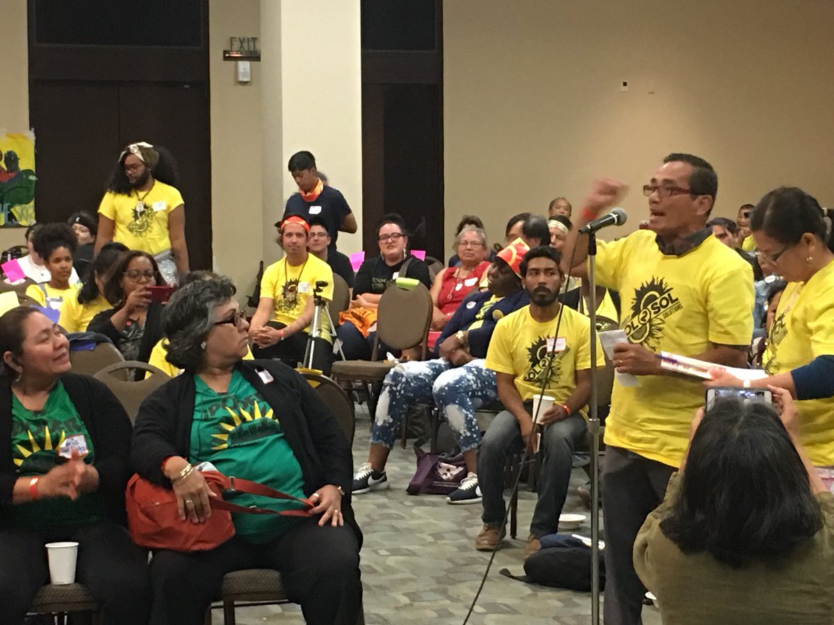 “We need environmental justice solutions in our communities now” -Tim (City Heights Leader) at the #ittakesroots #Sol2Sol <a href="/EHCSanDiego/">EHC San Diego</a>