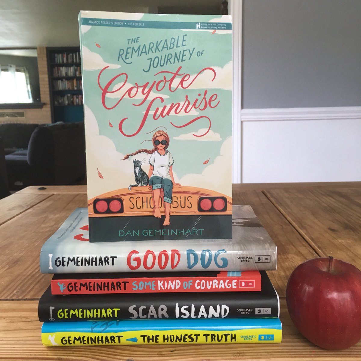 DanGemeinhart's tweet image. Back-To-School Giveaway! If you’re a teacher or librarian in the U.S., RT and comment with the name and location of your school by Thursday 9/13 at 9pm PST. One winner will get a complete signed set of my books - including an ARC of the new one! Thanks for all you do, educators!