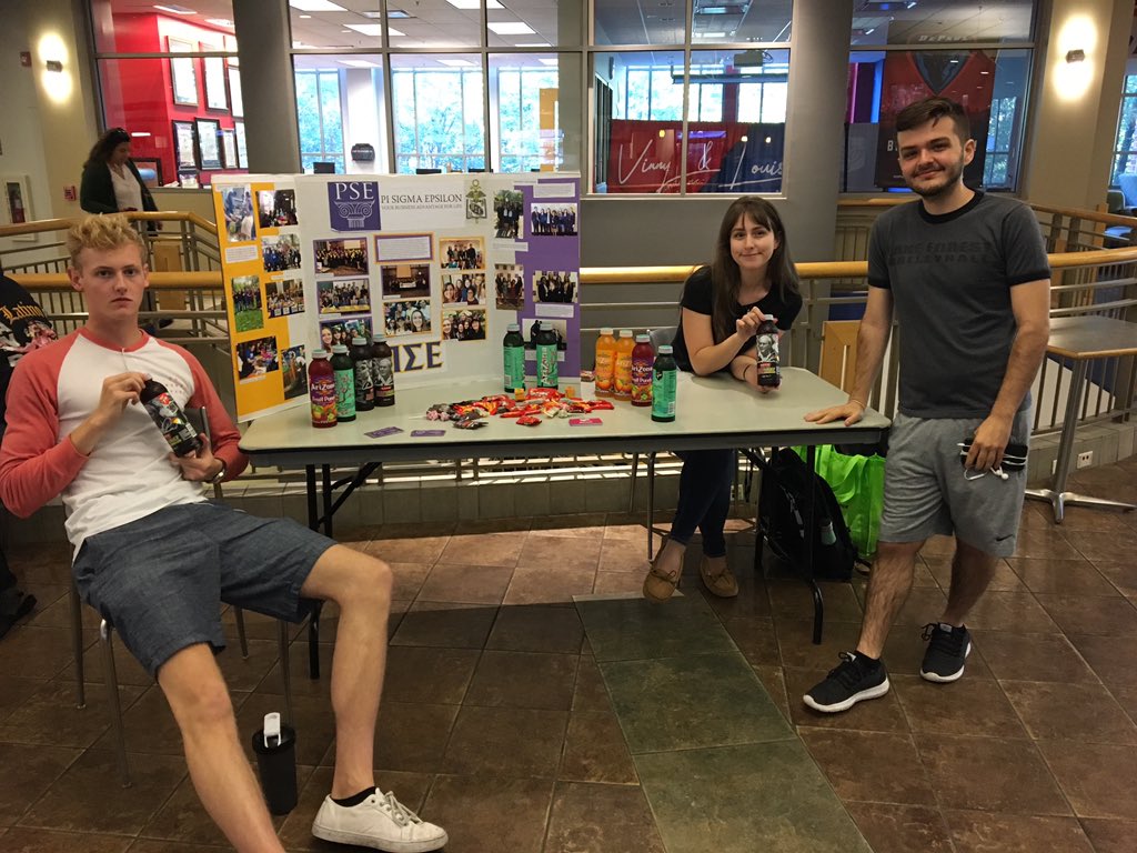 PSEGammaEpsilon's tweet image. Stopping by the STU? Go pick up a @DrinkAriZona from some of our brothers on the second floor! We can&apos;t wait to meet you! #pisigmaepsilon #recruitment