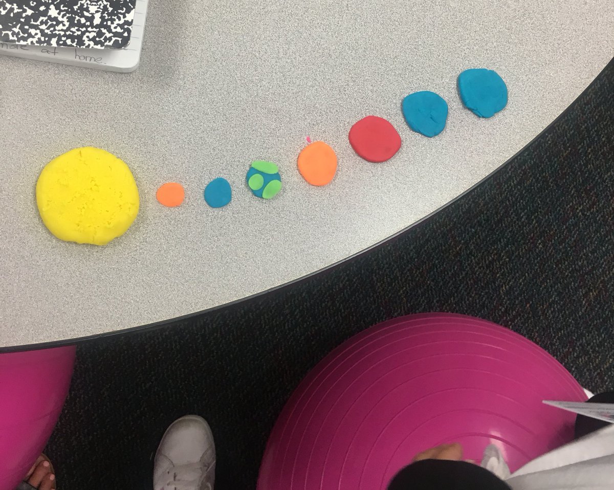 EnisScienceLabs's tweet photo. Some great models created today. How can these models relate to our current life science unit? ☺️#earlyfinisher #create #application #extendyourthinking @LeeCFISD @CFISDScience @PlayDoh https://t.co/cFlXHIZziG