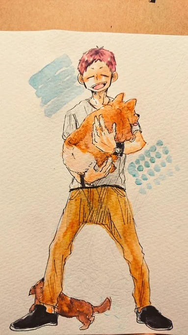 遅刻失礼します。
お題「サルエルパンツ」

#花巻貴大版深夜の真剣お絵描き60分一本勝負 