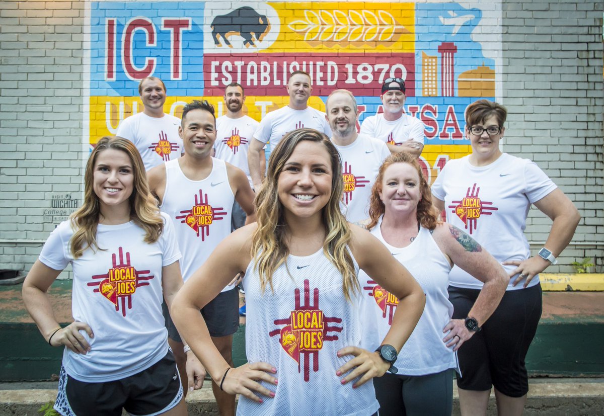 CoachPorter77's tweet photo. Part of the most supportive training team in history! We're ready to race @runpfm thanks to @FleetFeetWichta training! #ificananyonecan #attackgoals #changerequiresdiscipline https://t.co/h3JsugCSEZ