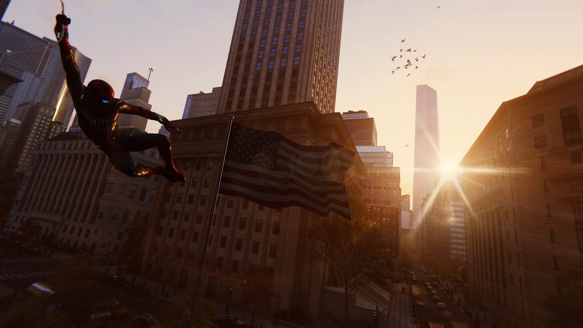 Dan_Oke1's tweet photo. @PlayStation is just unreal #SpiderManPhotoMode #spidermanps4 #SpiderManPS4 @insomniacgames https://t.co/jszopZyIjy