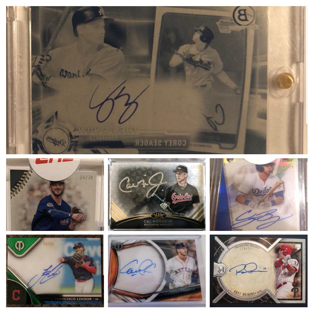 5K_Collectibles's tweet photo. CONGRATS TO @RickyDOlivero GETTING A #BELLINGER SPOT 
$9 PER.  5 LEFT

SEVERAL SPOTS IN 

#RIPKEN  $15 PER

#BRYANT $13 PER

#HOSKINS $5 PER 

#SEAGAR $20 PER

FILL AND RAZZ 2NITE 

PROMO GIVEAWAYS  #LINDOR #CORREA https://t.co/76DnVADkSC
